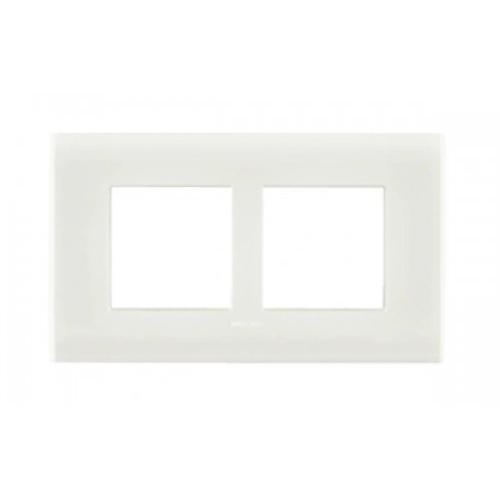 Anchor Woods Stella Glossy Finish Front Cover Plate With Base Frame 61709WH 4M