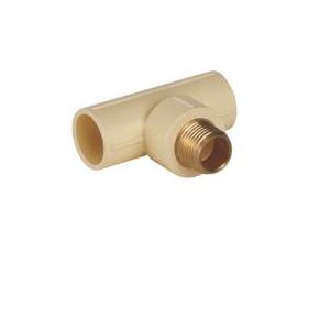 Supreme Lifeline CPVC Reducer M.Th. Tee Metal 20 x 15 mm (3/4 x 1/2 Inch)