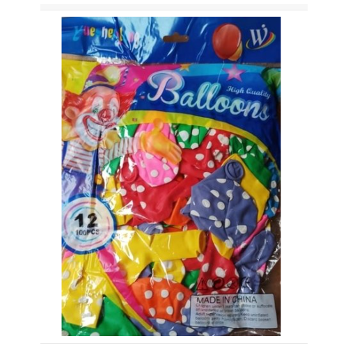 Balloons, Pack Of 100 Pcs