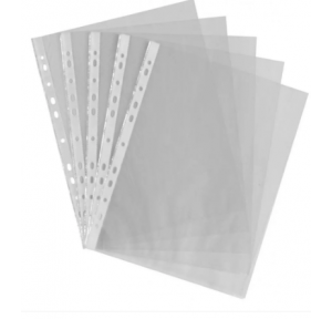 L Shape Folder With Stick, Milk White, A4 Size