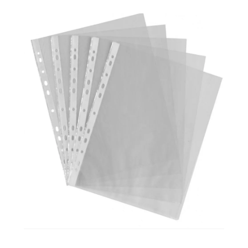 L Shape Folder With Stick, Milk White, A4 Size