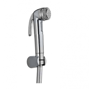 Jaquar Hand Shower (Health Faucet) With 8mm 1.2 Meter Long Flexible Tube & Wall Hook With N.R.V Back Flow Preventer ALD-CHR-577