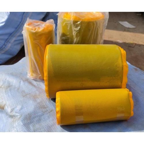 Kacha Rubber Tape Yellow 6 Inch 10 Mtr Thickness 3 MM