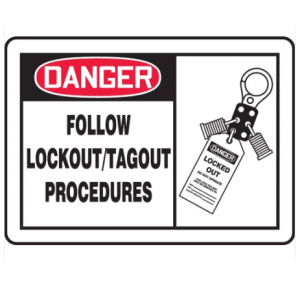 Asian Loto Danger Lockout Tag Emergency Sign