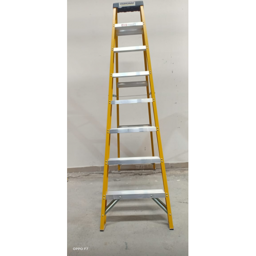 Youngman Twin Double Side 10 Step Ladder FRPD010IY 2.3 m FRP