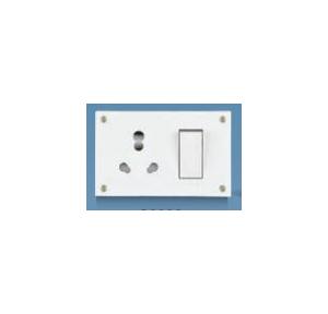 Anchor Penta Ivory Capton 6A/16A SS Combined with 4 Fixing Holes 240V 50Hz, 50969