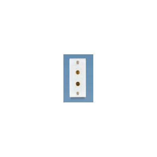 Anchor Penta Dark Brown 6A 2 Pin Socket IP20 Urea Back-piece 240V 50Hz, 38333DB