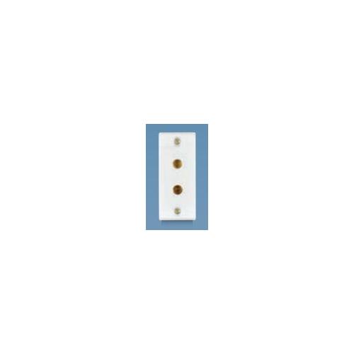 Anchor Penta Ivory 6A 2 Pin Socket IP20 Urea Back-piece 240V 50Hz, 50237