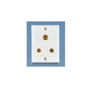 Anchor Penta White 6A 3 Pin Socket 240V 50Hz, 38342