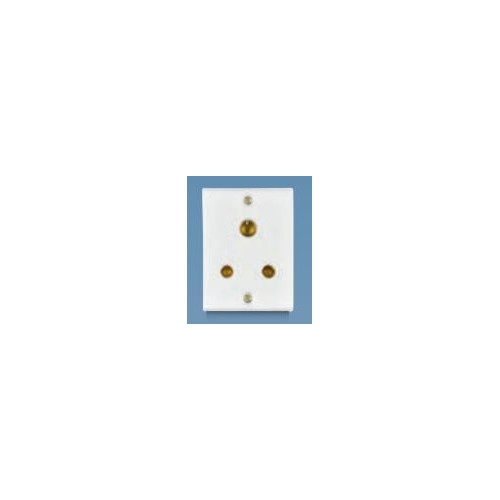 Anchor Penta White 6A 3 Pin Socket 240V 50Hz, 38342