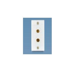 Anchor Penta White 6A 2 Pin Socket IP20 Urea Back-piece 240V 50Hz, 38333