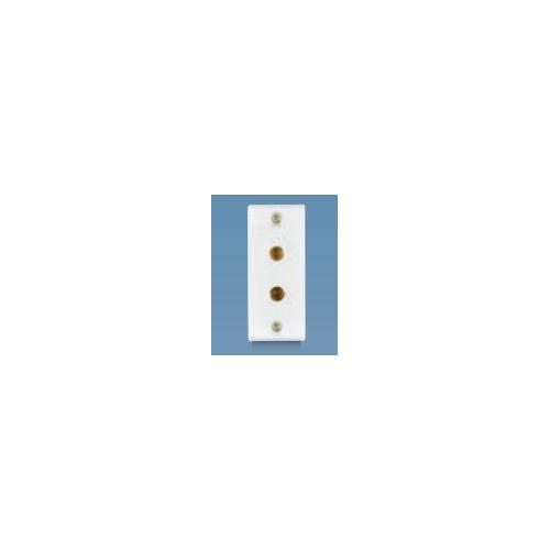 Anchor Penta White 6A 2 Pin Socket 240V 50Hz, 38332