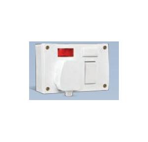 Anchor Penta Ivory 6A/16A Capton, 5-In-1 with Box & 16A ISI Plug and 4 Fixing Holes 240V 50Hz, Urea Back Piece, 50985