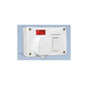 Anchor Penta White 6A/16A Capton, 5-In-1 with Box & 16A ISI Plug and 4 Fixing Holes 240V 50Hz, Urea Back Piece, 39985