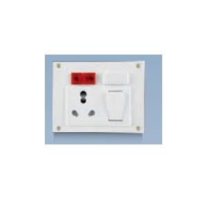 Anchor Penta Dark Brown 6A/16A Euro Capton, 5-In-1 with 4 Fixing Holes 240V 50Hz, 38580DB