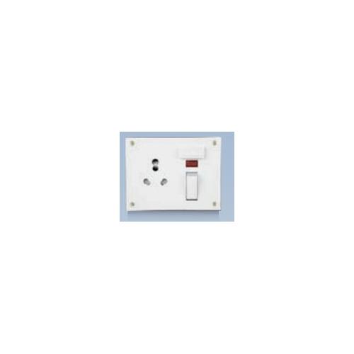 Anchor Penta Ivory 6A/16A Neo Capton, 5-In-1 with 4 Fixing Holes 240V 50Hz, 4522