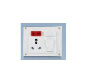 Anchor Penta Ivory 6A/16A Euro Capton, 5-In-1 with 4 Fixing Holes 240V 50Hz, 4920