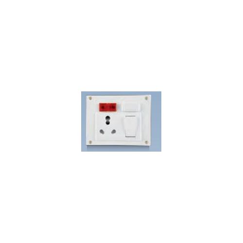 Anchor Penta White 6A/16A Euro Capton, 5-In-1 with 4 Fixing Holes 240V 50Hz, 38580