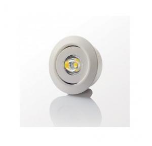 Syska LED Cabinet Light 3W Round Frosted Lens 6500K, White SSK-SW-R-3W-F