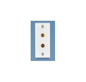 Anchor Penta White 6A 2 Pin Socket (IP20) 240V 50Hz Urea Backpiece, 38333