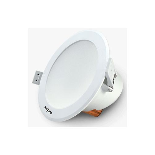 Wipro LED Ceiling Garnet Wave Round Downlight 10W Model No : D541227, 2700K, 1000lm, 220-240V, Dia : 145mm, Length: 66mm, Cut Out : 125mm
