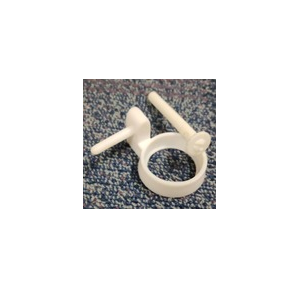 Hindware Plastic Toilet Seat Cover Hinges Cera Type Clamp (White)