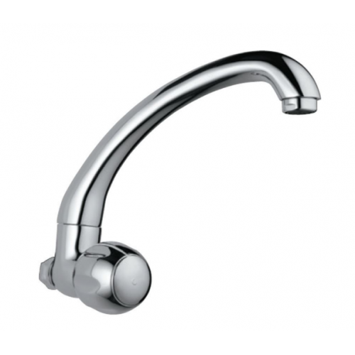 Jaquar Sink Cock With Swinging Casted Round Shape Spout Wall Mounted CQT-CHR-23347