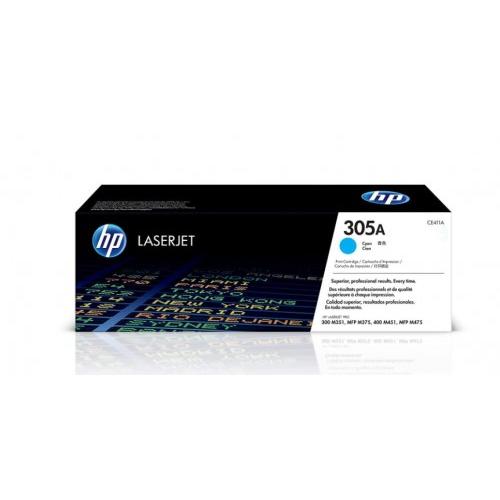 HP 305A Original Laserjet Toner Cartridge 385 x 109 x 125 mm Cyan CE411A