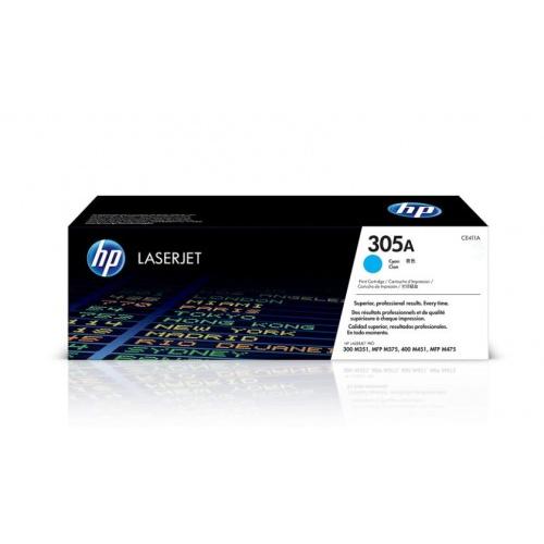 HP 305A Original Laserjet Toner Cartridge Cyan 1st Copy