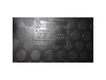 Deep Jyoti Electrical Insulating Rubber Mat Class A LT 1 Mtr 3.3kV 2 MM IS 15652/2006 Black