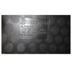 Deep Jyoti Electrical Insulating Rubber Mat Class A LT 1 Mtr 3.3kV 2 MM IS 15652/2006 Black