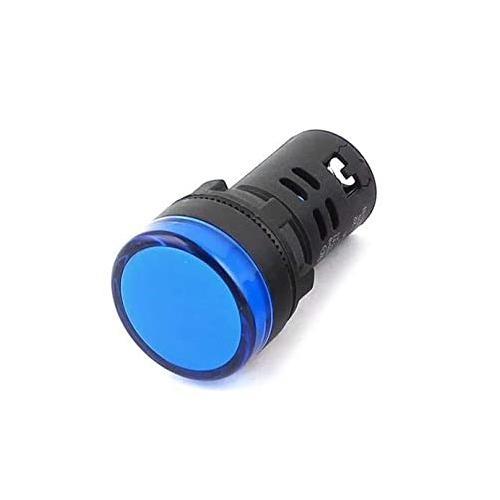 Hack Led Panel Indicatior Lamp Blue 220V Dia: 22.5mm