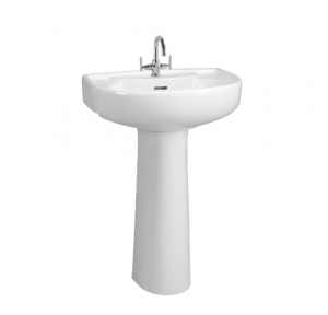 Cera Pedestal Washbasin Cana with Single Faucet Tap F2002101