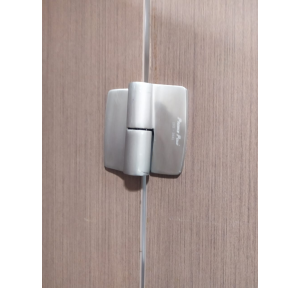 Polo Washroom Door Hinges Left & Right PTPF Model 7002 Black Crome Color