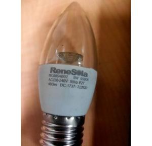 Renesola LED Bulb RC005AB02 5W E27 50Hz 6500K Candle Type
