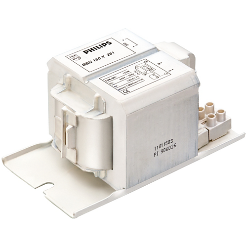 Philips Ballast 150W BSN 150 X261, Lamp Type : SON/MHN-TD/CDM, 240V 50Hz, Connector Type : Screw