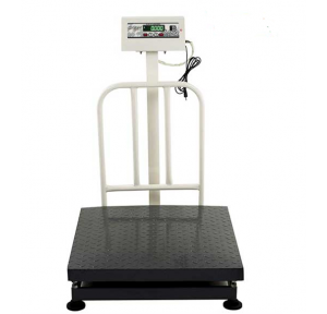 iScale Electronic Platform Weighing Scale 500kg Capacity 50g Accuracy Weight Machine Digital For Shop, Commercial And Industrial Use With Mild Steel Heavy Platform Size 24×24 Inches (600x600mm)