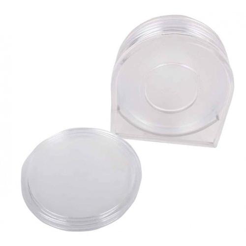 Coaster Transparent Round Plastic 10 CM