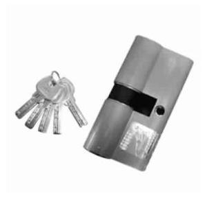 Ozone Cylinder Lock OMC-11-K2K-P-60MM SN Finish - Both Side Keys