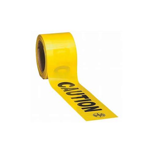 Barricading Caution Tape Yellow 3 Inch x 50 Mtr