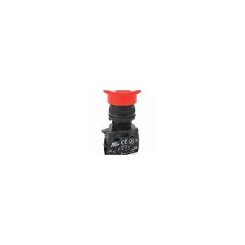 ESBEE, 240VAC LED Indicator Esbee Push Button Red 240V (with Modular Block Contact)