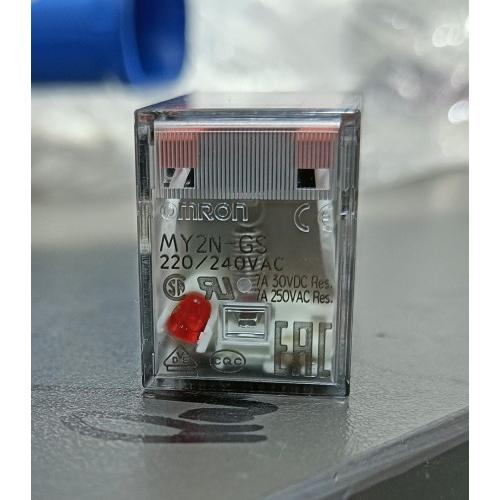 Omron Relay 8 Pin 220/240VAC MY2N-GS 7A 30VDC 250VAC Res.