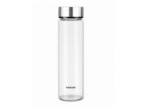 Borosil Water Bottle Crysto Deco Borosilicate Transparent With Lid 1000ml  Glass