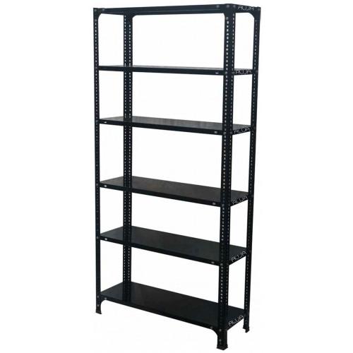 Slotted Angle Racks 6 Shelf , Size -18x96x36 Inch , Angle Thickness - 2mm & Shelf Thickness - 1mm, Spray Painted