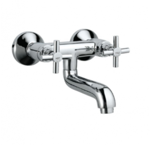 Jaquar Wall Mixer Non-Telephonic Shower Arrangement With Connecting Legs & Wall Flanges, SOL-6219