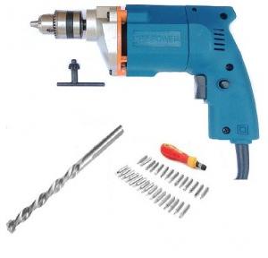 Dee Power Electric Drill With Bit Screw tools With 1 Masonary Bit, 300 W, 2600 rpm