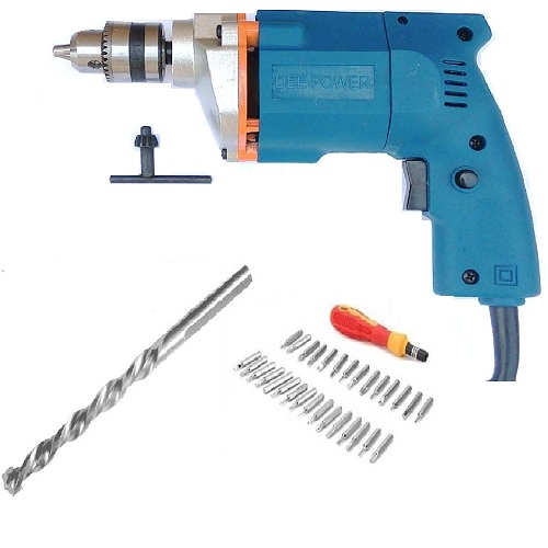 Dee Power Electric Drill With Bit Screw tools With 1 Masonary Bit, 300 W, 2600 rpm