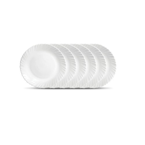 Laopala Diva Ceramic Classique Plain Quarter Plate, Dia - 180mm