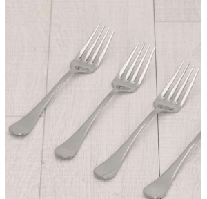 Steel Dessert Baby Fork 7 Inch