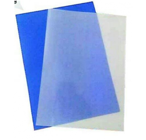 Book Spiral Binding Sheets, A4 Navy Blue & White ( 100 Pcs Each )